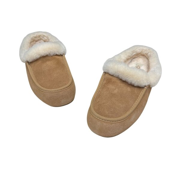 NWOB Ugg Ansley Mules Women's Chestnut Suede Slip on 1171391 Size 9